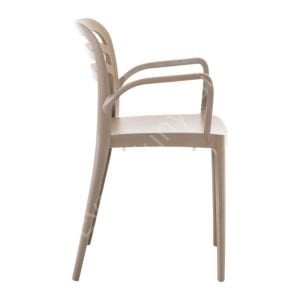 Pendos PP Kollu Plastik Sandalye Kum Beji