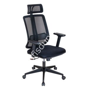 James Stella Kol Müdür Koltuğu Pembe File - Krom