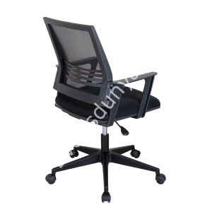 Trian Fileli Çalışma Koltuğu Siyah File