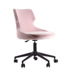 Sude Çalışma Koltuğu Pembe - Siyah Boya