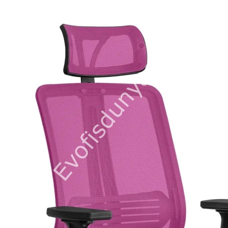 James Stella Kol Müdür Koltuğu Pembe File - Krom