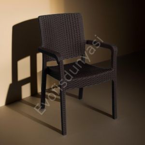 Own Rattan Efektli PP Kollu Sandalye