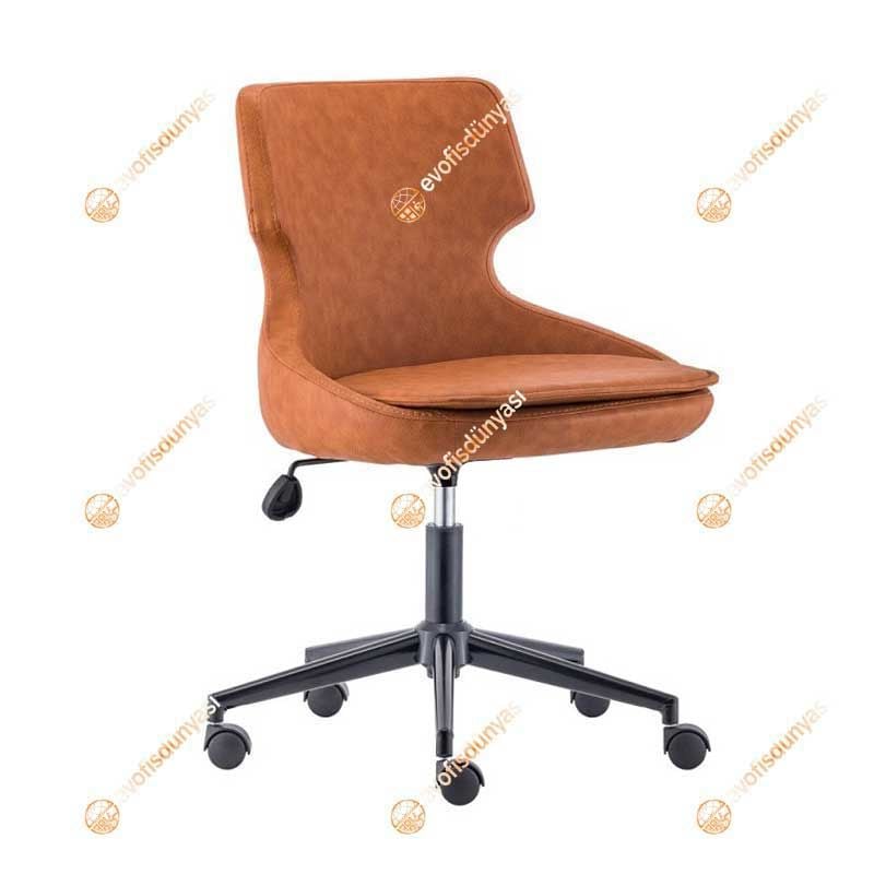 Sude Çalışma Koltuğu Taba - Siyah Boya