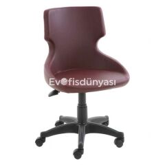 Sude Çalışma Koltuğu Bordo - Plastik
