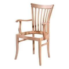 Ham Şerif Kollu Ahşap Sandalye