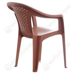 Oscar Plastik Sandalye Kollu Beyaz