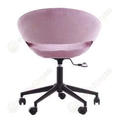Song Çalışma Koltuğu Pembe - Siyah Boya