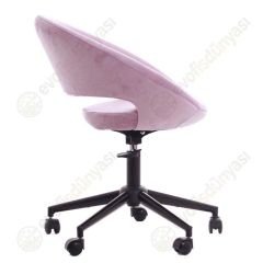 Song Çalışma Koltuğu Pembe - Siyah Boya