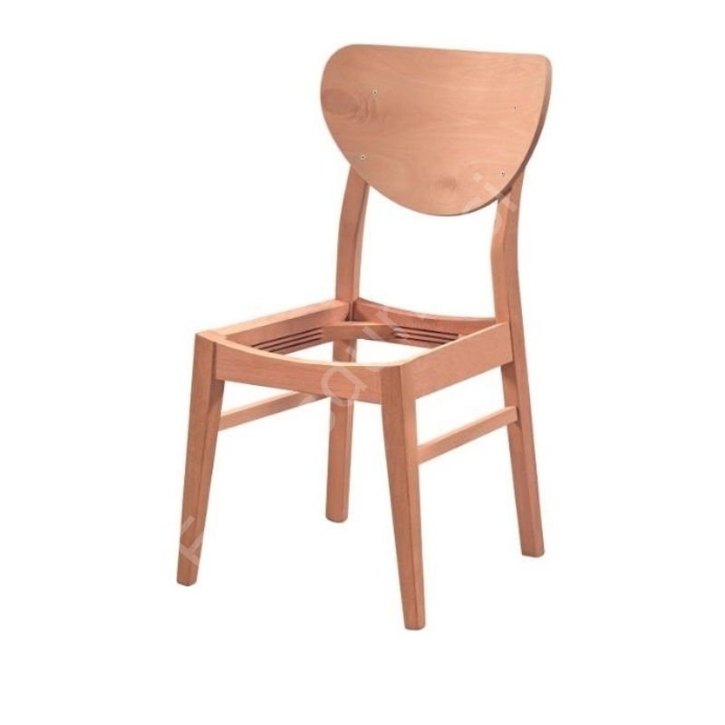 Ham Konik Papel Ahşap Sandalye