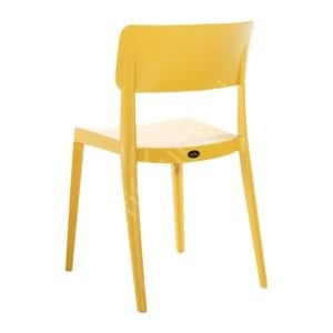 Panor PP Plastik Sandalye Hardal