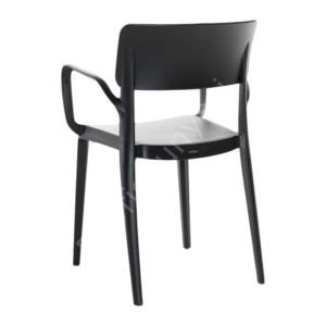 Panor Pp Kollu Sandalye Siyah