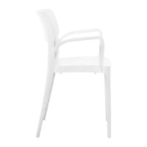 Panor Pp Kollu Sandalye Beyaz