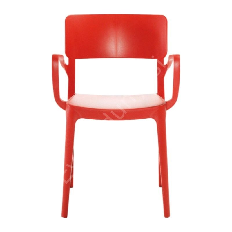 Panor Pp Kollu Sandalye Kırmızı
