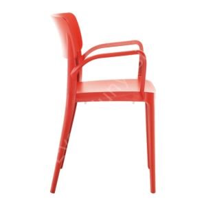 Panor Pp Kollu Sandalye Kırmızı