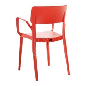 Panor Pp Kollu Sandalye Kırmızı