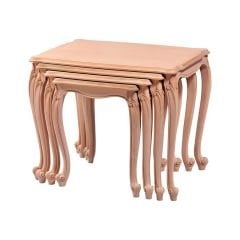 Ham Lale Koç Ahşap Zigon Sehpa