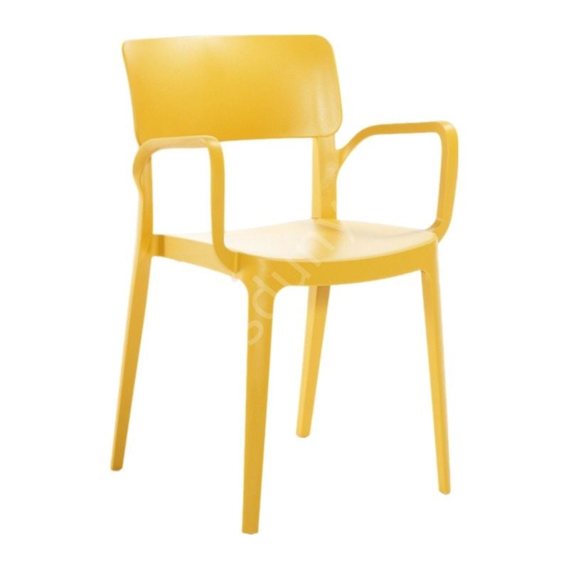 Panor Pp Kollu Sandalye Hardal