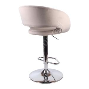 Ciro Boru Ayaklı Bar Sandalyesi Kül Gri Kumaş