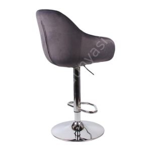 Arf  Bar Sandalyesi Antrasit Kumaş