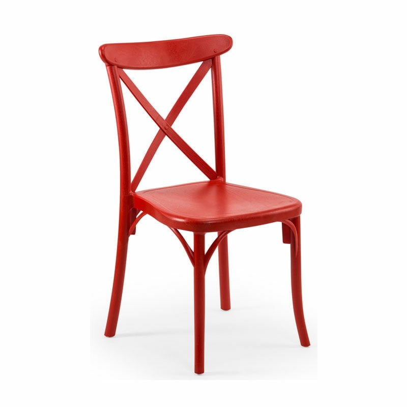 Kapri PP Tonet Sandalye Kırmızı