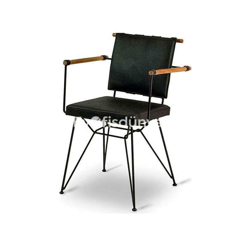 Penyes Metal Sandalye Siyah