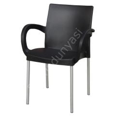 Fox Kollu PP Plastik Sandalye Saks Mavi