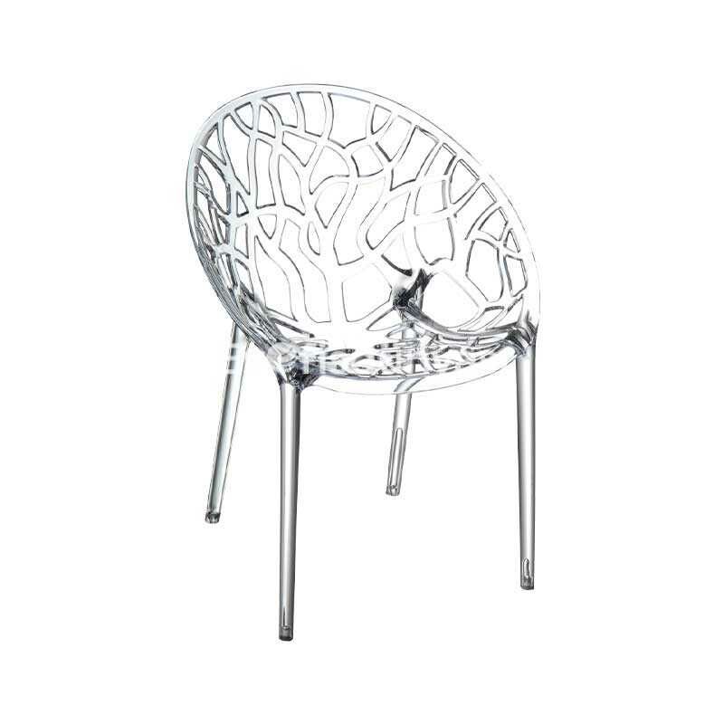 Crystal Polikarbon Sandalye Şeffaf