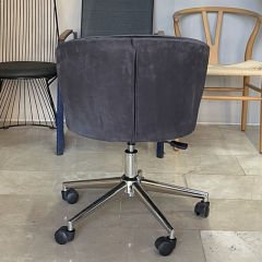 Buket Kumaş Çalışma Sandalyesi Antrasit - Krom