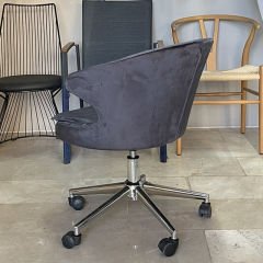 Buket Kumaş Çalışma Sandalyesi Antrasit - Krom