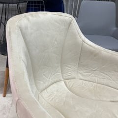 Megan Bilgisayar ve Çalışma Koltuğu Krem - Krom