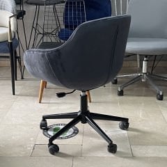 Megan Bilgisayar ve Çalışma Koltuğu Antrasit - Siyah Boya