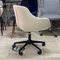 Megan Bilgisayar ve Çalışma Koltuğu Krem - Siyah Boya