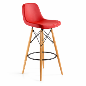 Lodi Ahşap Eyfel Ayaklı Bar Sandalyesi