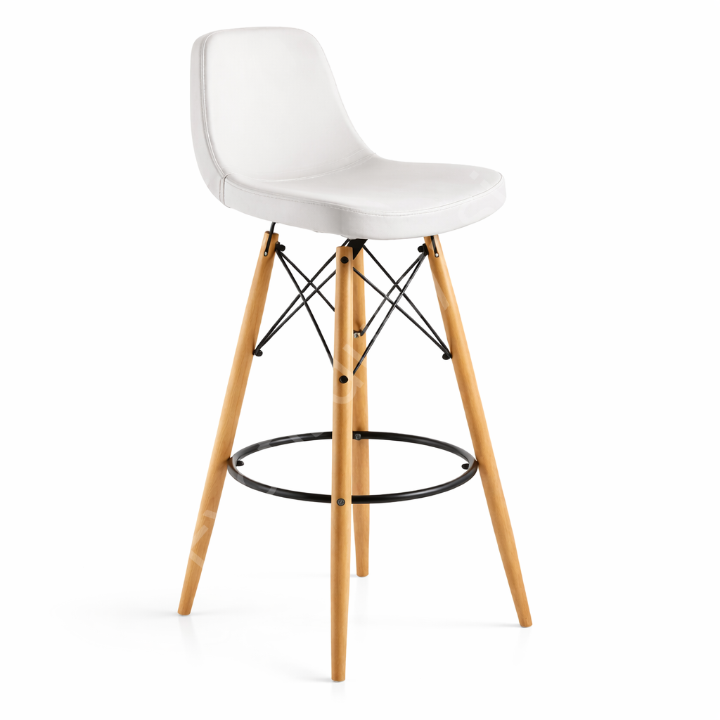 Lodi Ahşap Eyfel Ayaklı Bar Sandalyesi