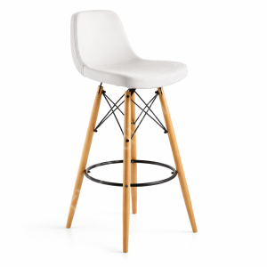 Lodi Ahşap Eyfel Ayaklı Bar Sandalyesi