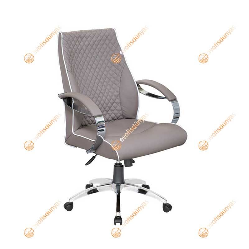 Divan Krom Ayaklı Çalışma Koltuğu