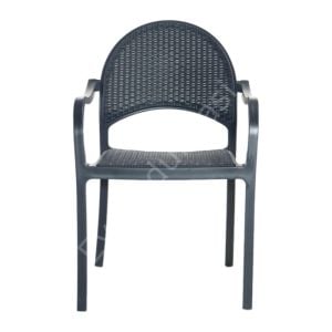 Tau PP Plastik Sandalye Antrasit