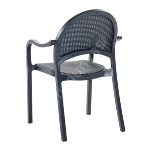 Tau PP Plastik Sandalye Antrasit