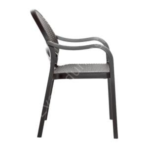 Tau PP Plastik Sandalye Kahve