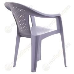 Oscar Plastik Sandalye Kollu Beyaz