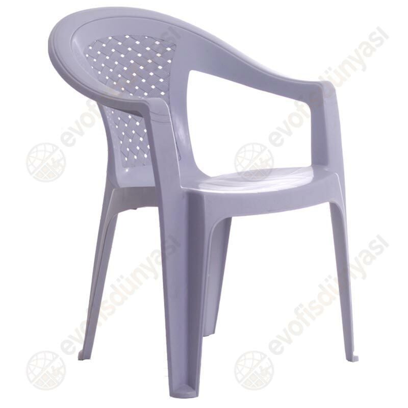 Oscar Plastik Sandalye Kollu Beyaz