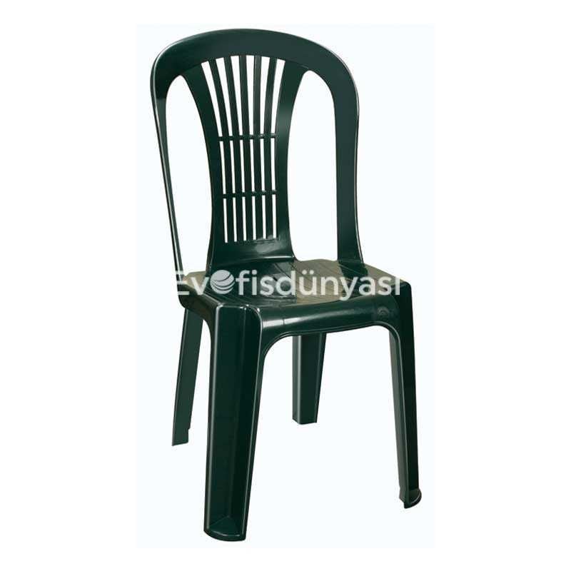 First Kolsuz Plastik Sandalye Yeşil