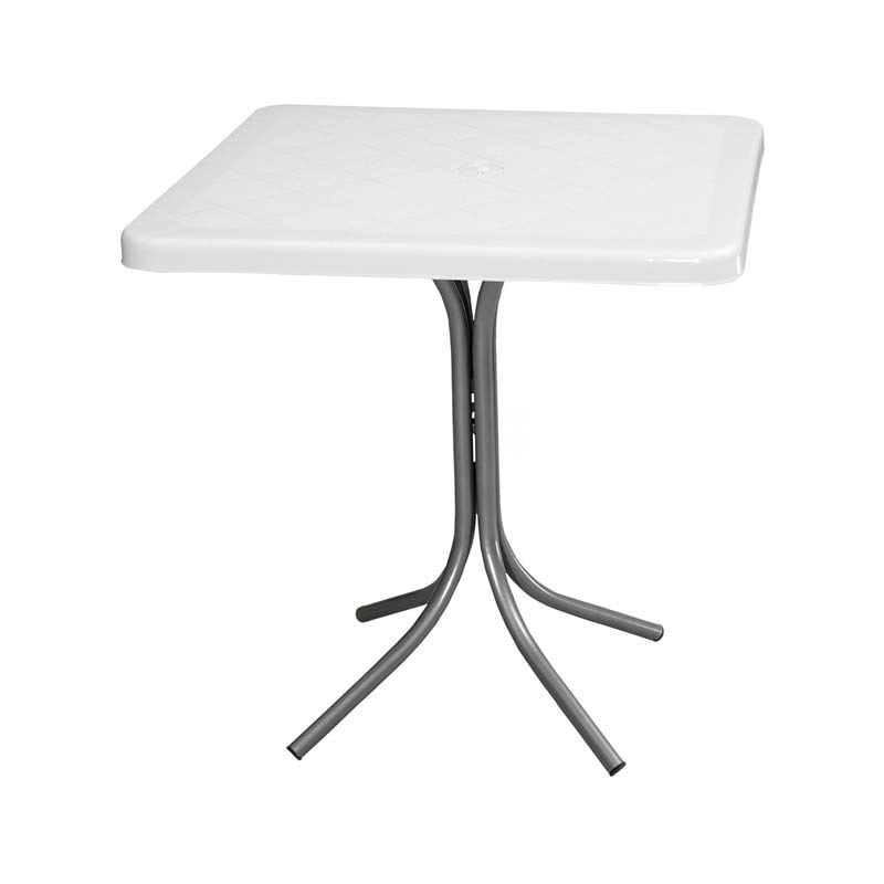Lucas 70x70 Plastik Masa Beyaz