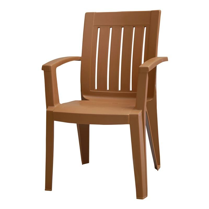 Gustavo Kollu Plastik Sandalye Teak