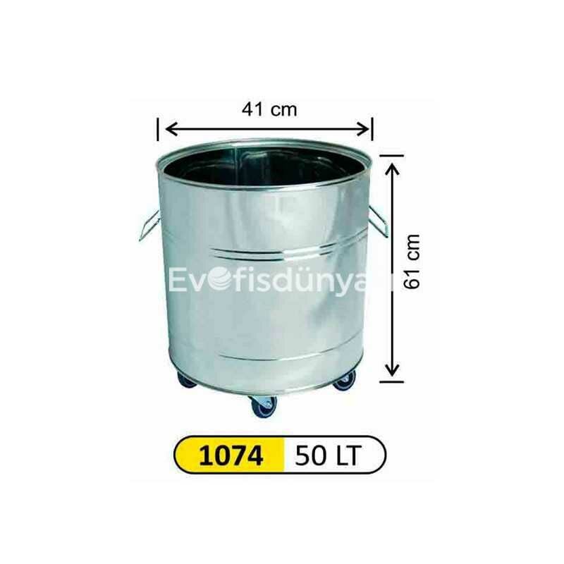 Ameliyathane Çöp Kovası Paslanmaz 70