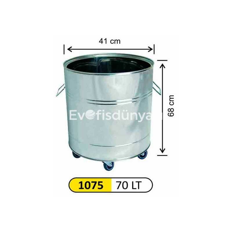 Ameliyathane Çöp Kovası Paslanmaz 50