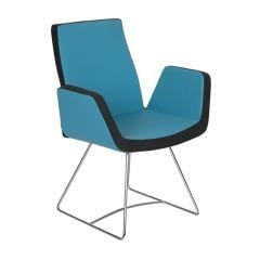Vector Krom Ayaklı Misafir Bekleme Koltuğu