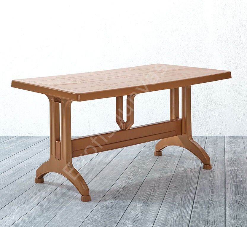 70x120 Plastik Masa Kahve