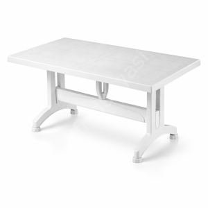 70x120 Plastik Masa Beyaz