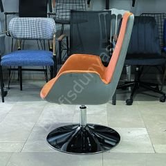 Begüm Şef Koltuğu Tepsi - Turuncu Gri